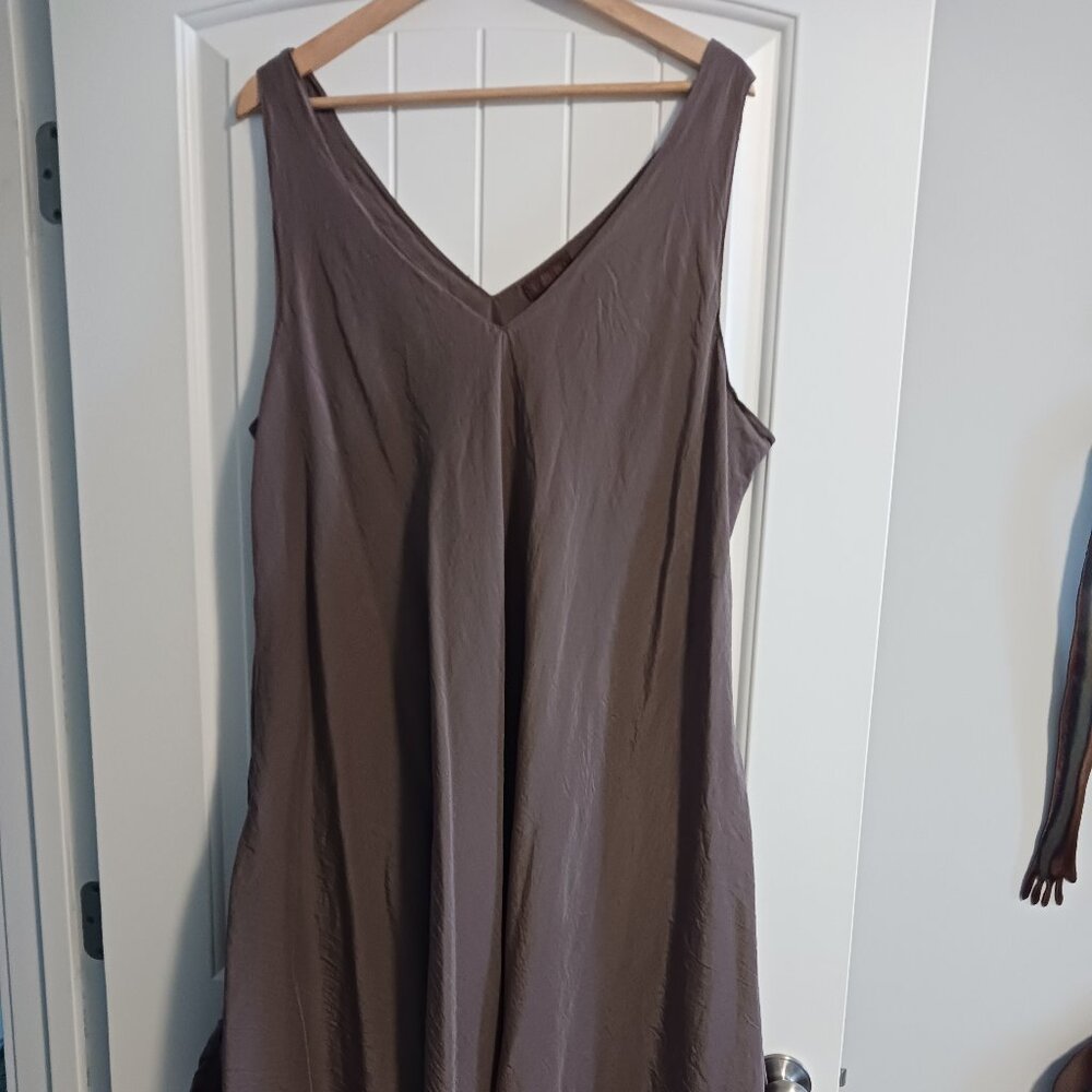 CP Shades Brown Silk Dress - NWOT